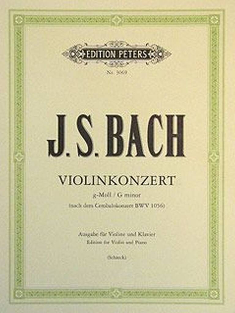 Violin Concerto no.5 in G minor, BWV1056